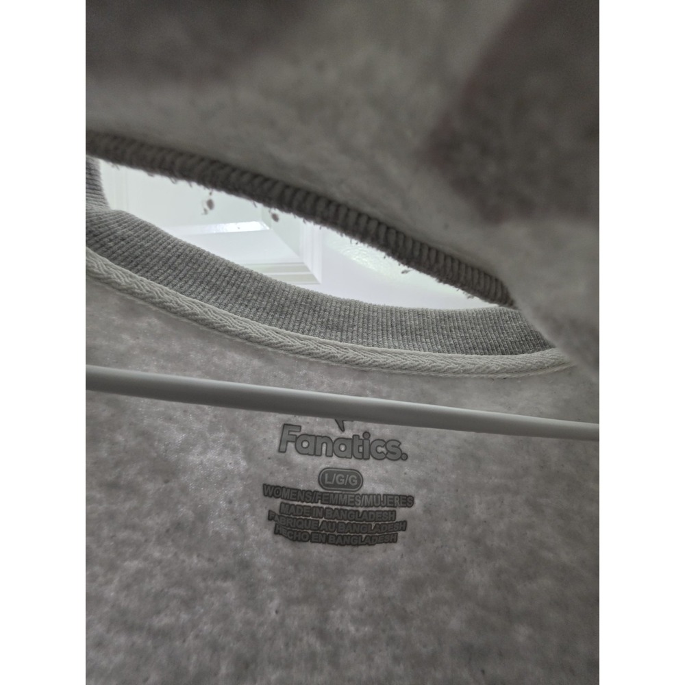 San Francisco 49ers Fanatics Womens L Gray Levi's Stadium Crewneck Sweatshirt - Picture 7 of 8